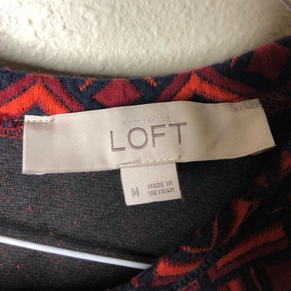 Ann Taylor LOFT geometric dress - Picture 2 of 5